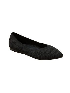 NWT A New Day Womens Claire Knit Washable Ballet Flats 90441301 Black 8M